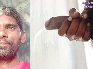 Rajesh Playboy 993 Masturbating Cock and Cumming in the Bathroom. Showing Bubble Butt Hanging balls Big Cock Hairy Dick