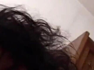 Hairy pussy of the sexy young chick was fucked and her face creamed