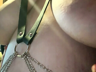 Hot wife gives a horny blowjob during a steamy everyday moment