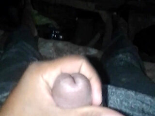 Deshi Indian boy playing with his cock