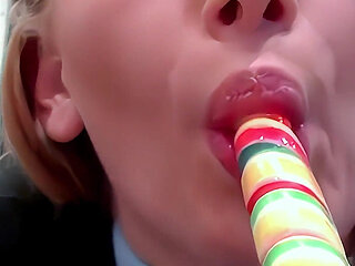 Sucking Lolly Featuring Danielle Maye