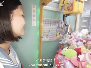 rebellious asian short hair pussy licking session