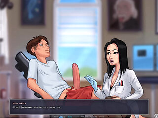 Summertime Saga - Miss Okita Sex Scene