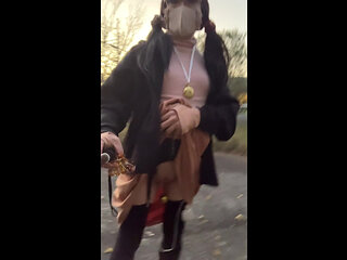 Independent training No22 Exposure walk along the road at dusk