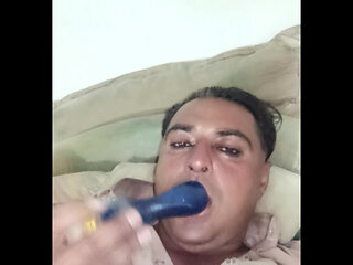 Solo private moment at home