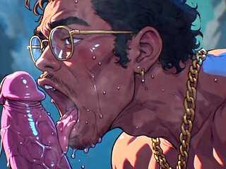 Begging for Cock Featuring 3D Art