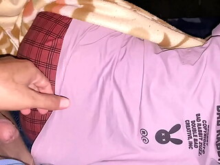 Indian cute step sister fucking when bunk from the college