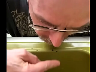 Morning Piss Ritual on Vegan Waffles &ndash_ Almost Caught Red Handed