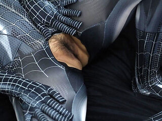 Again Cosplay Spiderman, Even in Entot It Runs Out Until Crot Inside