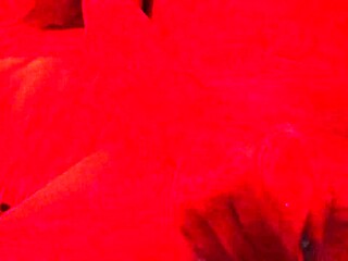Amateur lesbian couple engages in intense BDSM with fingering