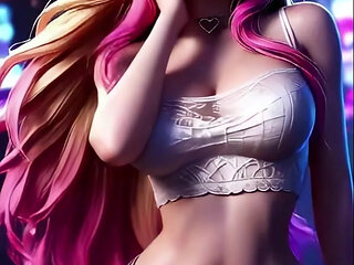 Ahri's Charming Dance (Jun Hyo Seong - Into You) LOL 3D Dance