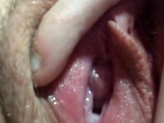 Want to see my pussy up close soaking wet pulsating with my cum after playing with my toy?