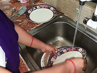 Dirty talk with a beautiful Bangladeshi housemaid