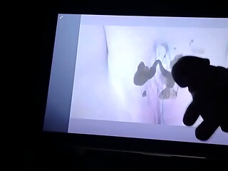 Ella me pidio un cumtribute de su vagina y la llene de semen