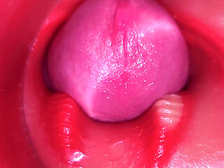 Super Cum in Vagina. Excellent Internal Camera