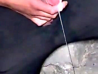Cum Bucket in a Church Stairs.