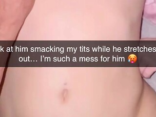 Cheating wife takes a BBC in missionary position on Snapchat, then gets
