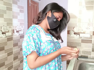 Secret romance with my desi bhabhi kitchen fuck xxx