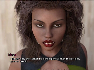 Laura Lustful secret - gameplay - roleplay - kisha pleases priest in her shop