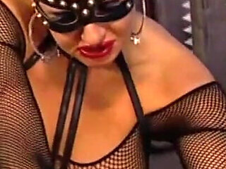 Big boobs blonde and masked big dick latex fetish