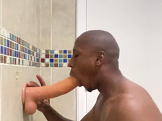 Relax in the dildo Youngblackbr