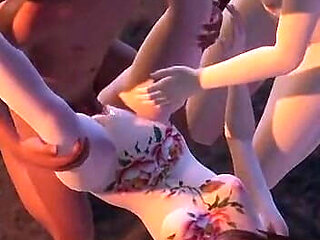 Play Double Flying Activities with Two Sisters