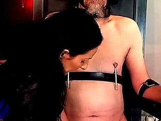 Hard Mistress Punishment Nipple Play, Sounding, CBT, Bondage