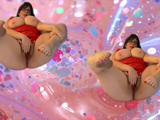 Big Tits and Hairy Pussy Goon Loop 01