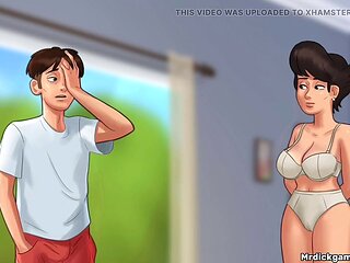 Steamy summertime orgy with the neighbor's hot wife