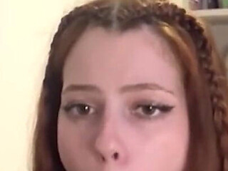 Redhead Teen Takes Bwc POV Cum Swallow