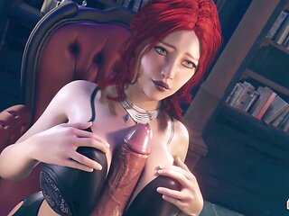 3d animation movie, femdom highlights cruel bitches, 3d magic