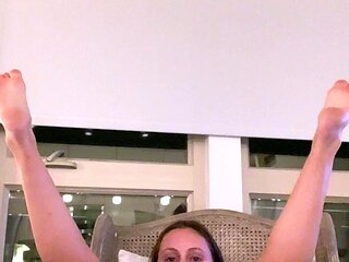 Stacked brunette goes solo toys and masturbation