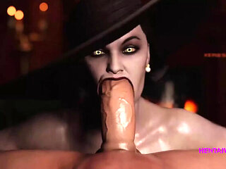 3D Hentai Sex: Evil Lady Dimitrescu Big Ass Anal Riding & Creampie - Resident Evil Anime Porn