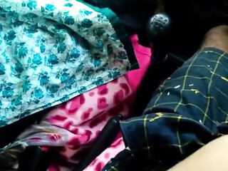 Indian desi aunty show our boobs in our boy friend outdoor with car then cumshot sex in car