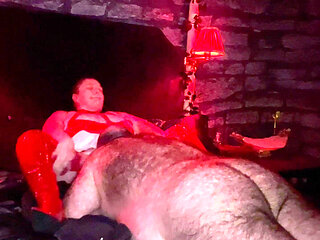 Domina Satana's Christmas Gift to Booboo