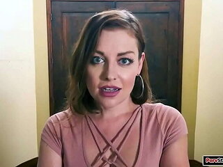 Busty Stepmom Gives Stepson a Hot Blowjob - Sovereign Syre