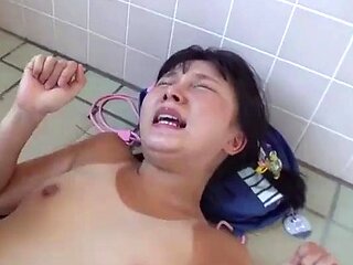 Small titted brunette amateur anal nailed at home