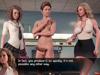 Treasure of Nadia: balls draining, six cumshots in a row ep 224