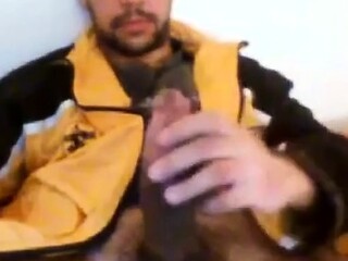 Str8 Danish Guy Cums on Paper Towel with Monstercock