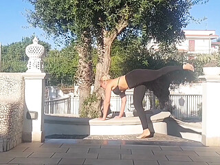 Selena's Outdoor Yoga and Sex
