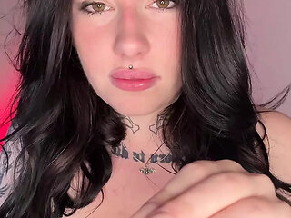 Dominant British Goth Girl whips you
