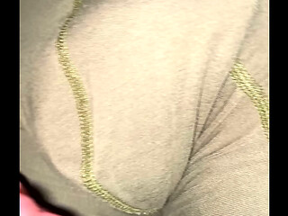 Sexy girl in sportswear fucks her trainer in the gym bathroom.