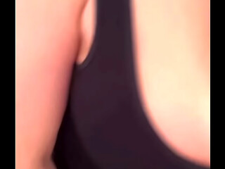 Watching my stepmom fucking her pussy