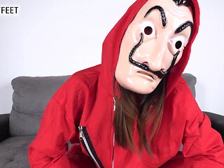 Hot Babe with Foot Tease