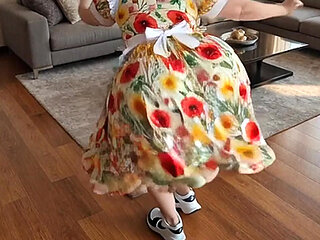 big butt in the dress