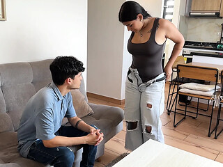 Horny Japanese stepmom gives a steamy surprise to the casting guy.