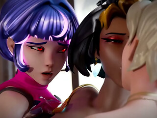 Urg&iacute_a entre personajes de overwatch sin sencura