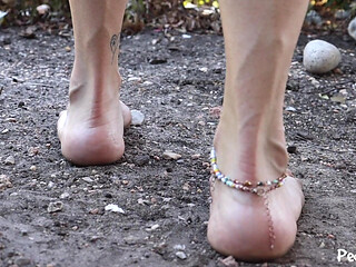 Tuffie Gets Her Feet Dirty
