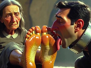 Man Devoted to Old Womens Feet in Asylum
