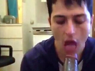 Black Amateur Blowjob: Suck n' Swallow